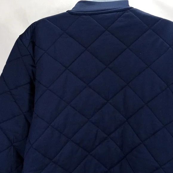 Ralph Lauren Navy Quilted Bomber Jacket - Picture 9 of 16
